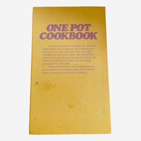 Vintage 1977 Recipes Book The One Pot Cookbook Old Meal Taste by Helen Baumert - Picture 2 of 4